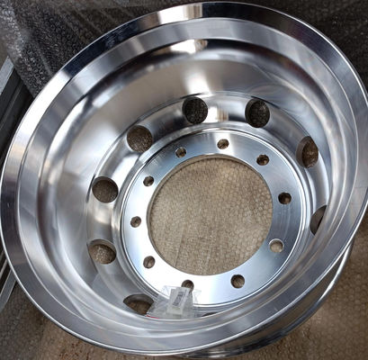 143.1mm PCD Concave Design Alumínio Alloy Wheel para Zhongtong Bus Peças de substituição