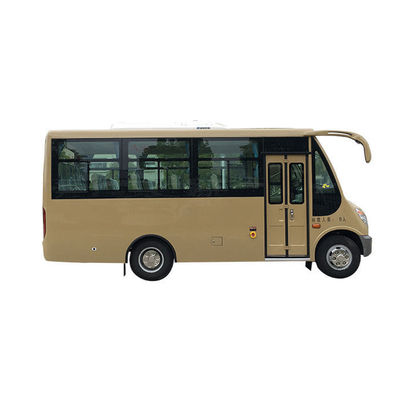 Ônibus de passageiros chinês Diesel 14-19 lugares Coche de cabeça longa com transmissão manual