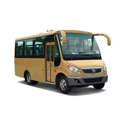 Ônibus de passageiros chinês Diesel 14-19 lugares Coche de cabeça longa com transmissão manual