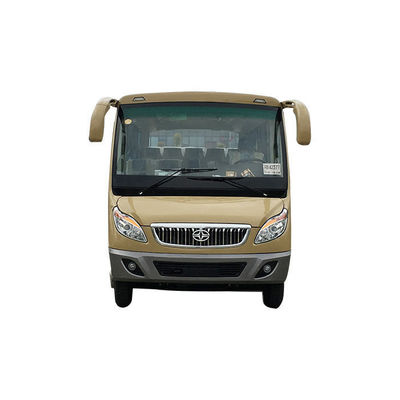 Ônibus de passageiros chinês Diesel 14-19 lugares Coche de cabeça longa com transmissão manual