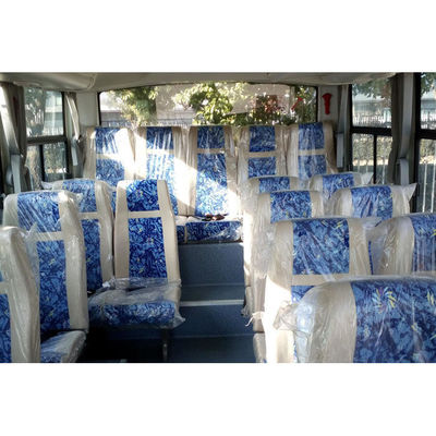 Ônibus de passageiros chinês Diesel 14-19 lugares Coche de cabeça longa com transmissão manual