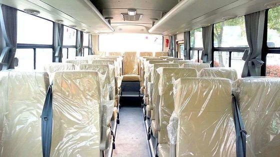 6-8L Capacidade do motor Transmissão manual Ônibus de passageiros chinês de luxo ônibus de 24-31 assentos