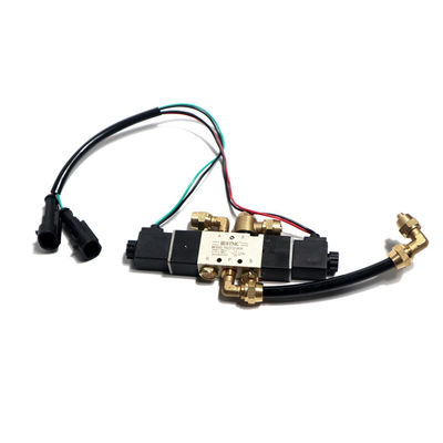 Autobus 24V Controle de passageiros válvula solenoide pneumática para King Long Bus Metal