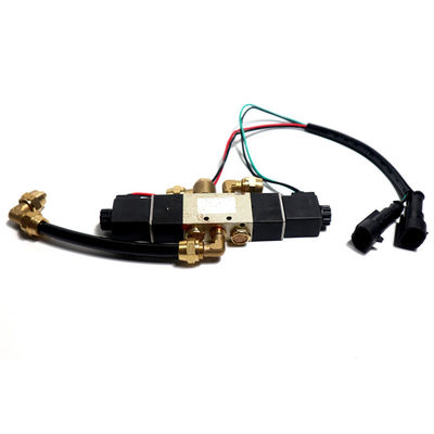 Autobus 24V Controle de passageiros válvula solenoide pneumática para King Long Bus Metal
