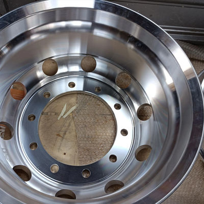 Substituição/reparação de peças de autocarro 9.0 * 22.5 Alumínio de liga de roda de borda para Zhongtong Autocarro 98mm PCD