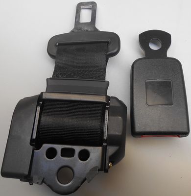 HAISE CLASSIC Cinturão de Segurança Preto Retrátil Pequeno de Dois Pontos Ultrafinho para Peças de Autobus Golden Dragon