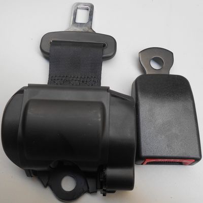 HAISE CLASSIC Cinturão de Segurança Preto Retrátil Pequeno de Dois Pontos Ultrafinho para Peças de Autobus Golden Dragon