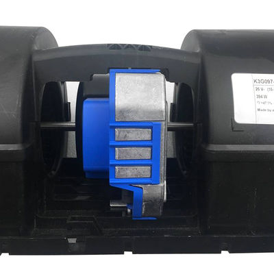 Direção de rotação das peças de autocarro no sentido horário do ventilador de evaporação e do ventilador centrífugo