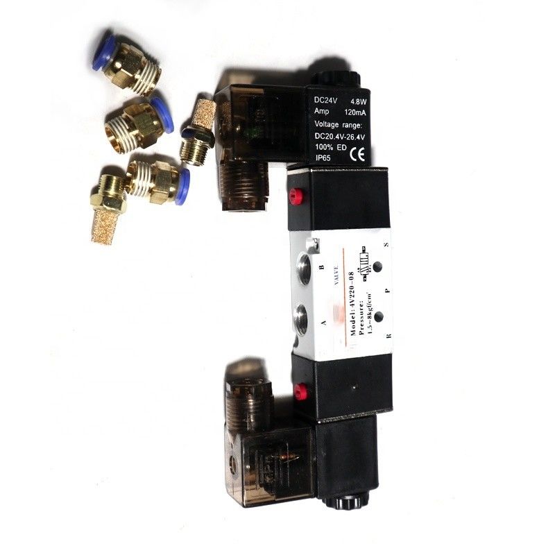 Atualize o seu Higer Bus com o 4V220-08 Bus Passenger Door Cylinder Solenoid Valve